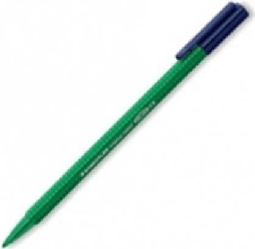 Penna in fibra STAEDTLER triplus color triangolare verde spessore mina 10 mm punta resistente alla pressione DRY-SAFE (3