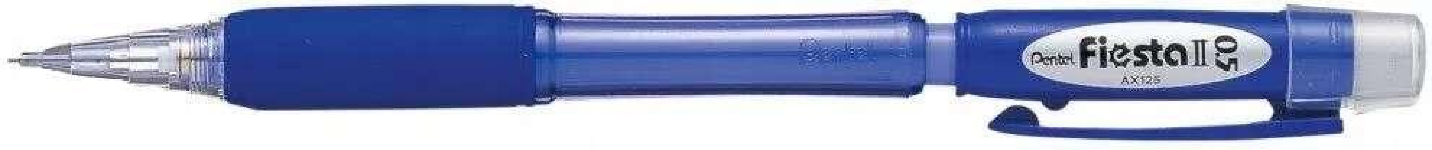 Pentel Fiesta II Portamine HB 05 mm con gomma - Include 2 ricariche - Impugnatura in gomma - Design ergonomico - Colore