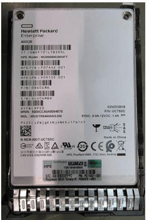 SSD 400GB SFF SAS MU SC DS - Warranty: 36M