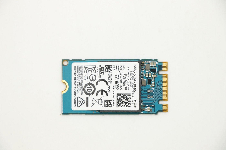 SSD M.2 PCIe NVMe FRU SSD - 512GB RoHS Toshiba M.2 BG3 - 512GB - Warranty 6M