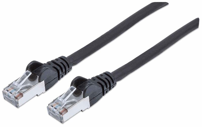 Intellinet 740753 cavo di rete Nero 15 m Cat7 S/FTP (S-STP)