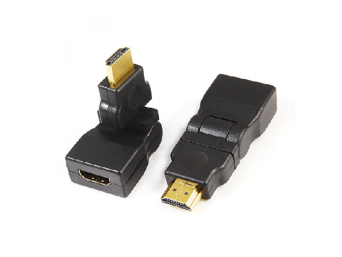 Adattatore Reekin HDMI tipo A femmina - maschio (270Ã â Ã Â°)