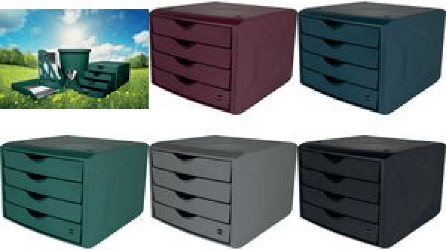 Cassettiera elicoidale H6429525 DIN A4 26,5 x 33,2 x 21,5 cm