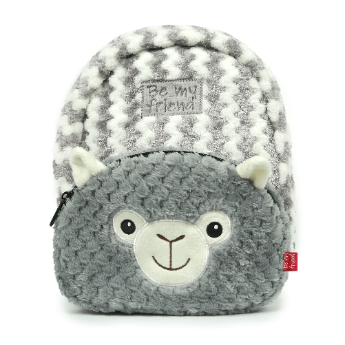 PERLETTI Zainetto Peluche con Tasca