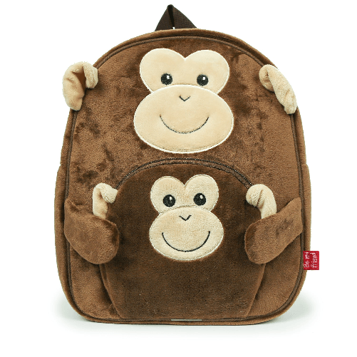 PERLETTI Zainetto Peluche con Tasca