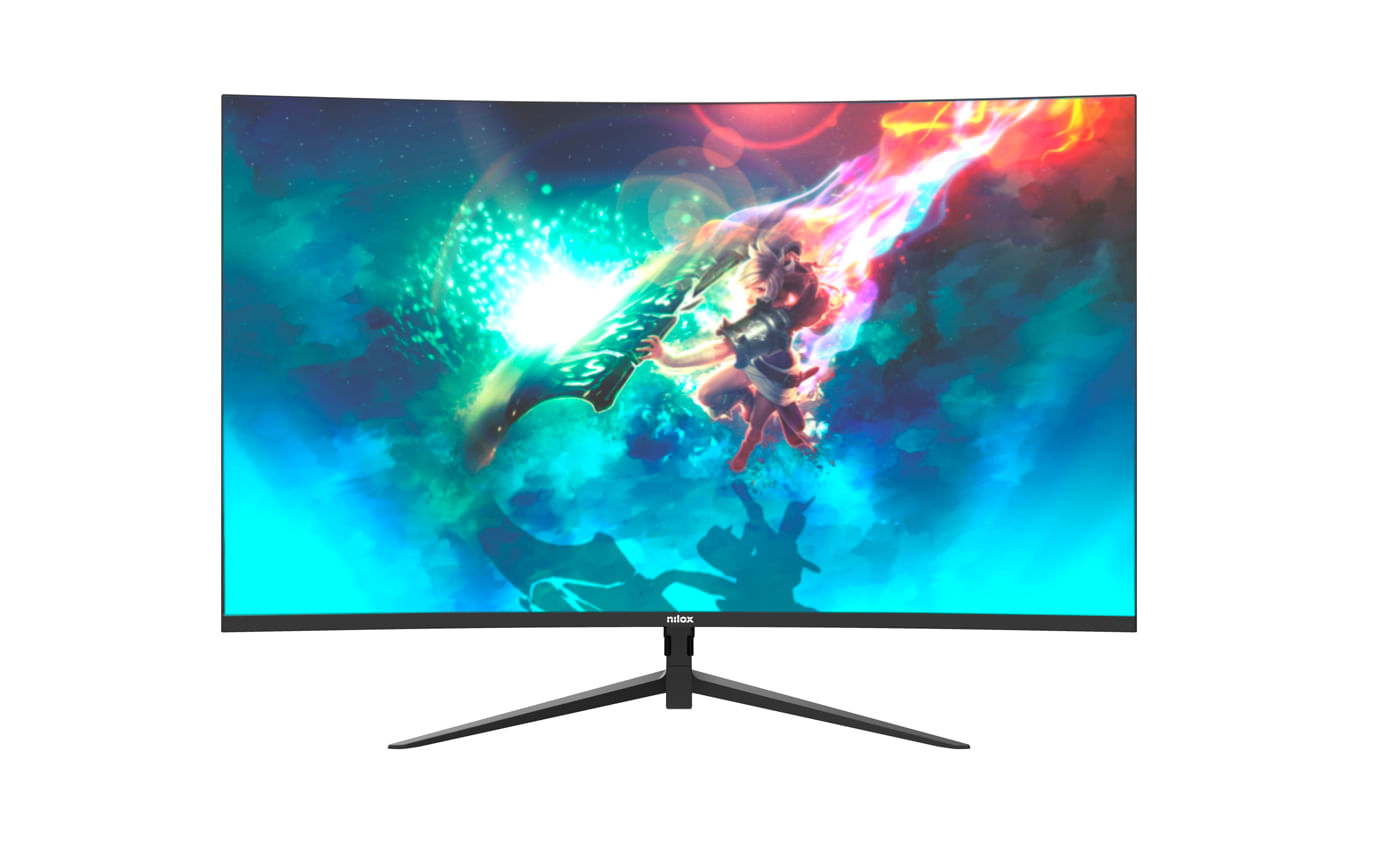 Nilox MONITOR 24 CURVO 165HZ 1MS HDMI DP - 1 ms Monitor PC 61 cm (24") 1920 x 1080 Pixel Full HD LED Nero