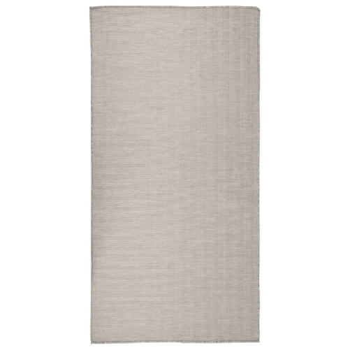 Tappeto da Esterni a Tessitura Piatta 100x200 cm Tortora
