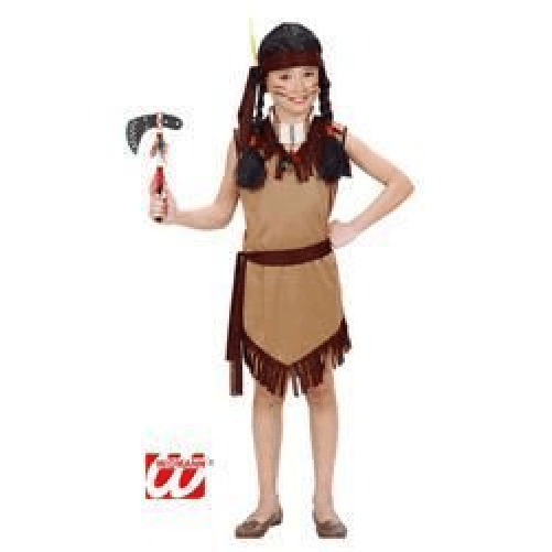 W WIDMANN MILANO Party Fashion WIDMANN Indiana (Vestito, Cintura, Fascia Per Testa) (128 Cm / 5-7 Years)