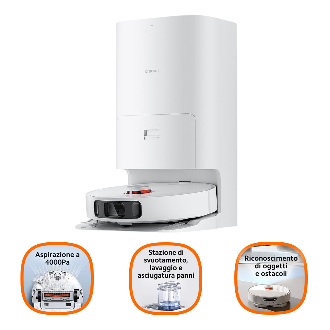 Xiaomi X10 Plus aspirapolvere robot Combi Bianco Xiaomi X10 Plus Combi Bianco