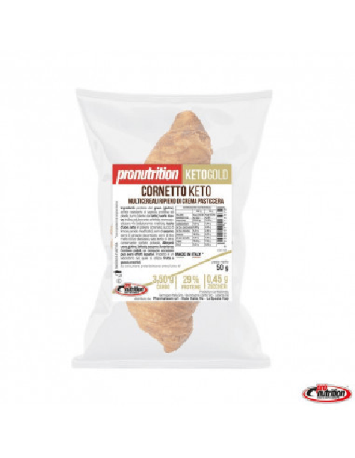 ProNutrition - Cornetto keto crema pasticcera cereali 50 g
