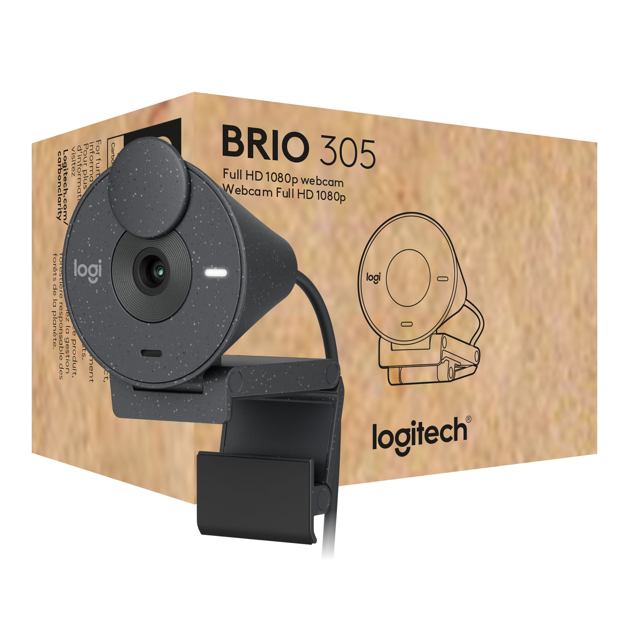 LOGITECH BRIO 305 - GRAPHITE Logitech Brio 305