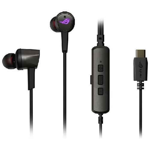 ASUS ROG CETRA II Cuffie Cablato In-ear Giocare USB tipo-C Nero