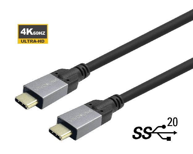 Vivolink PROUSBCMM3 cavo USB USB 3.2 Gen 2 (3.1 Gen 2) 3 m USB C Nero