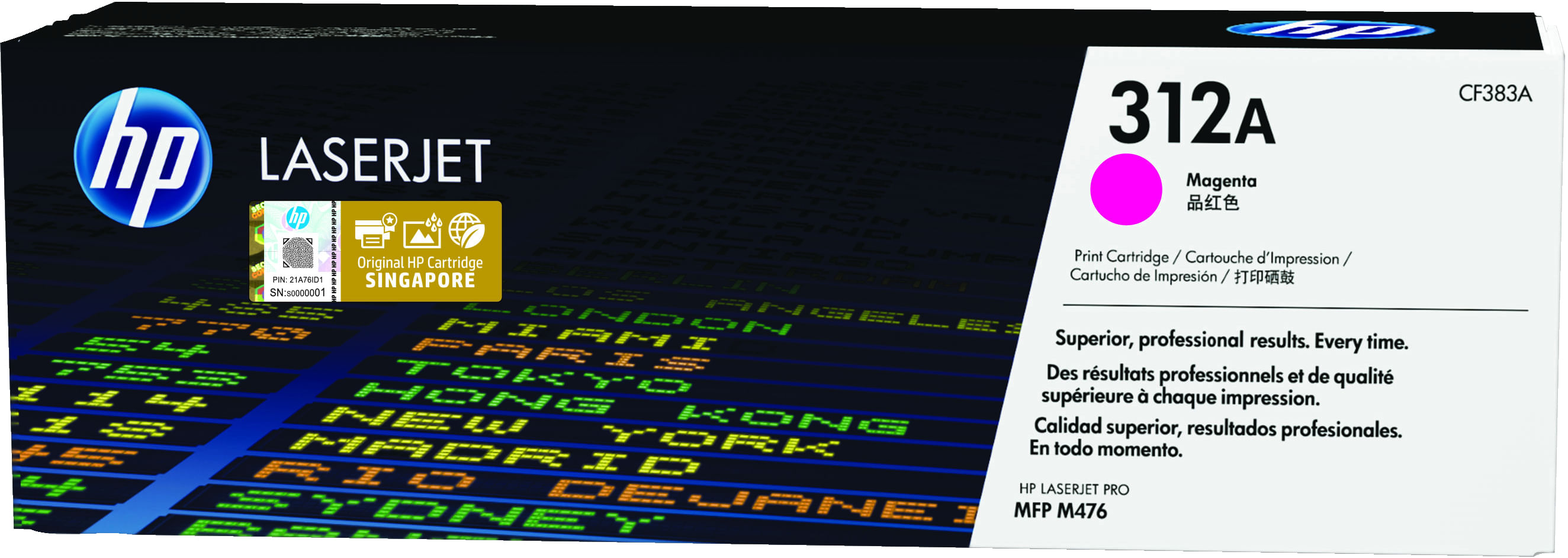 HP Cartuccia toner magenta LaserJet 312A