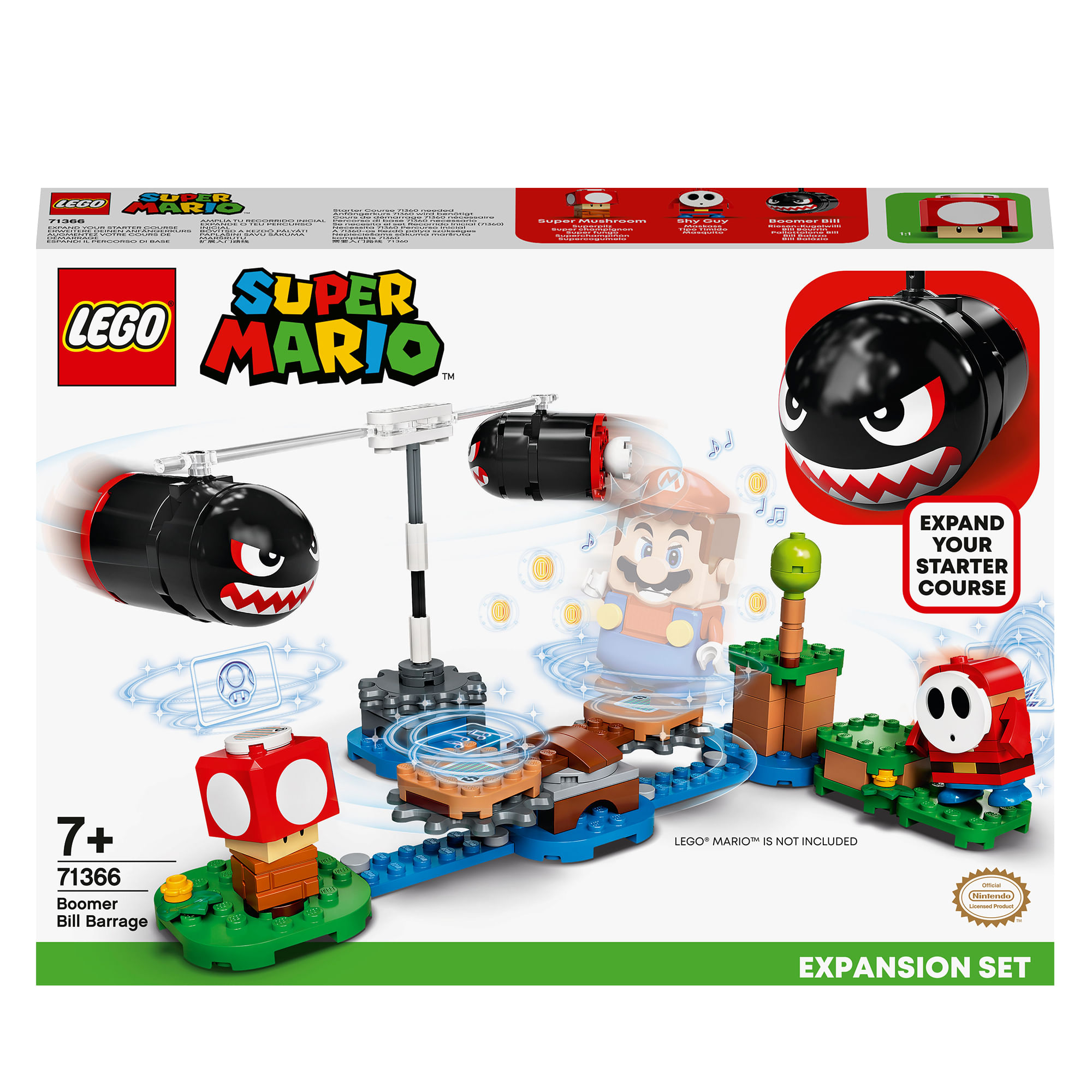 LEGO Super Mario Sbarramento di Pallottoloni Bill - Pack di Espansione LEGO Super Mario Sbarramento Di Pallottoloni Bill Pack di Espansione
