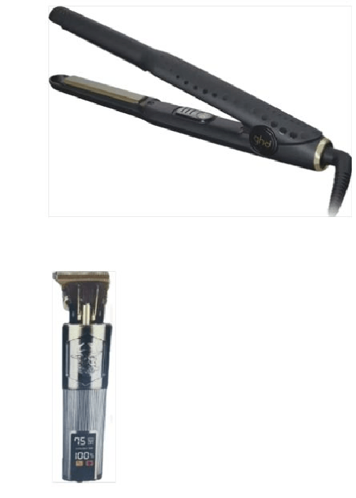 PIASTRA MINI GHD NEW EDITION E CLIPPER BARBER RASO ZERO RETRO' RUP.P81