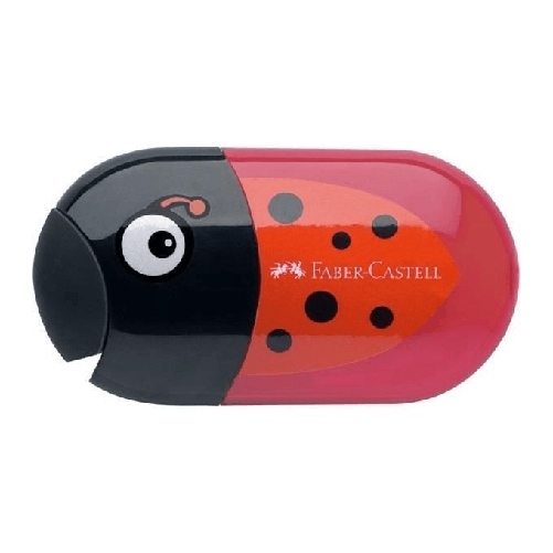 Faber Castell Faber-Castell 183526 temperino Temperamatite manuale Nero, Rosso Faber-Castell 183526 temperino Temperamatite manuale Nero, Rosso
