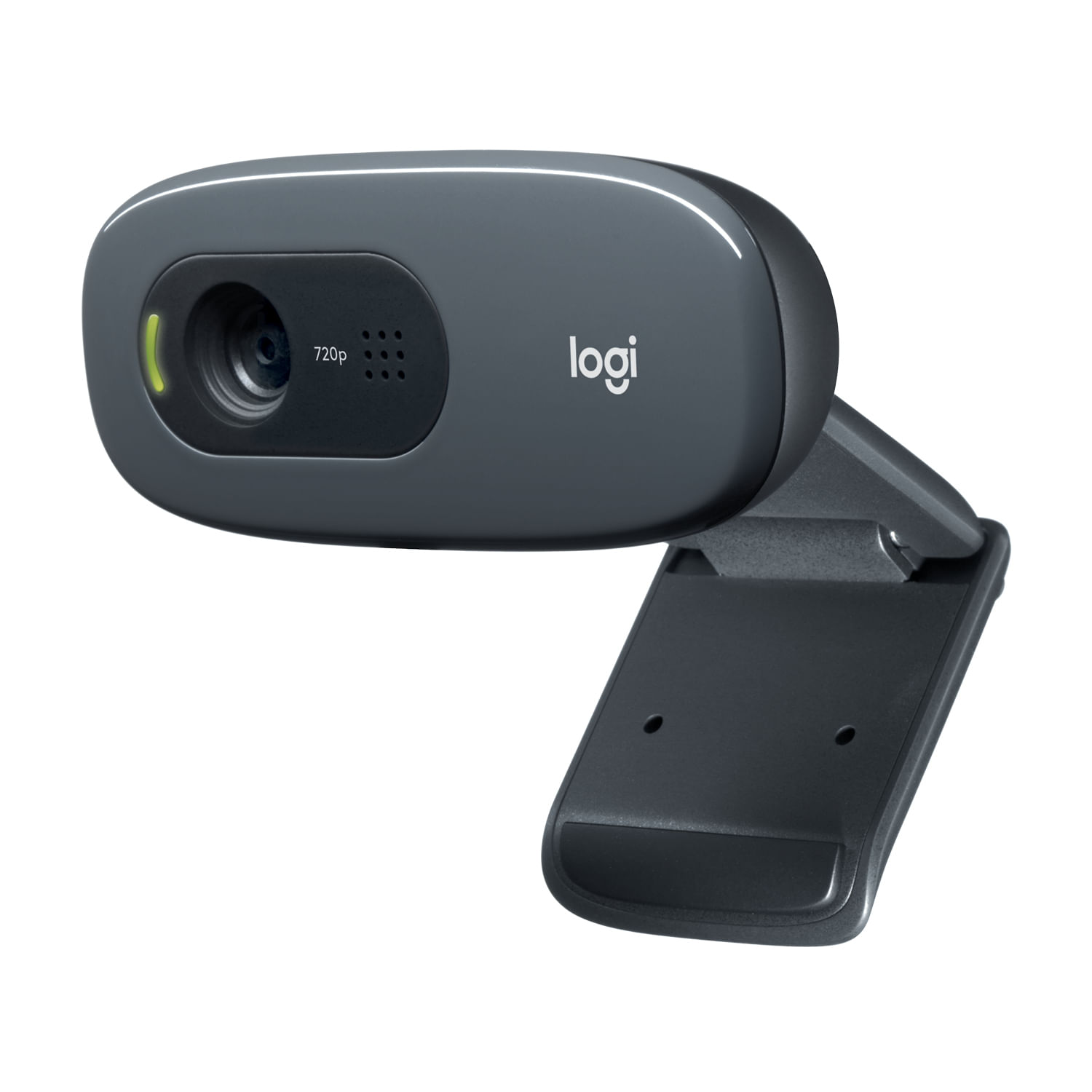 Logitech C270 Webcam HD, HD 720p/30fps, Videochiamate HD Widescreen, Correzione Automatica ‎Luminosità, Microfono Riduzione del Rumore, Skype, FaceTim