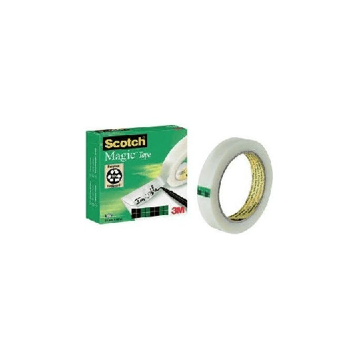 3M Scotch Magic Tape 810 Adatto per uso interno 66 m Fibra, Carta Bianco Scotch Magic Tape 810 Adatto per uso interno 66 m Fibra, Carta Bianco