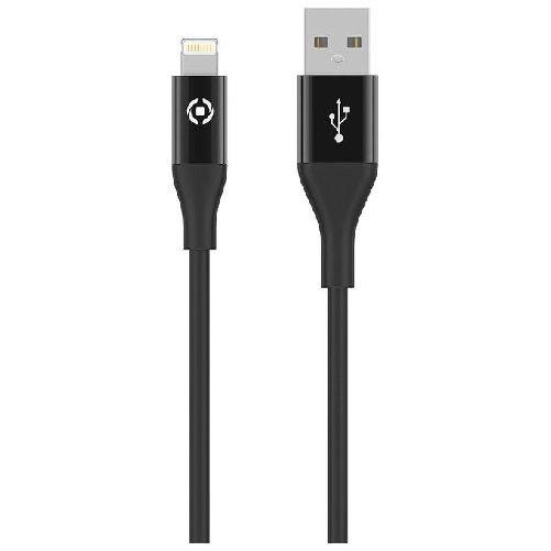Celly USBLIGHTCOL3MBK cavo Lightning 3 m Nero