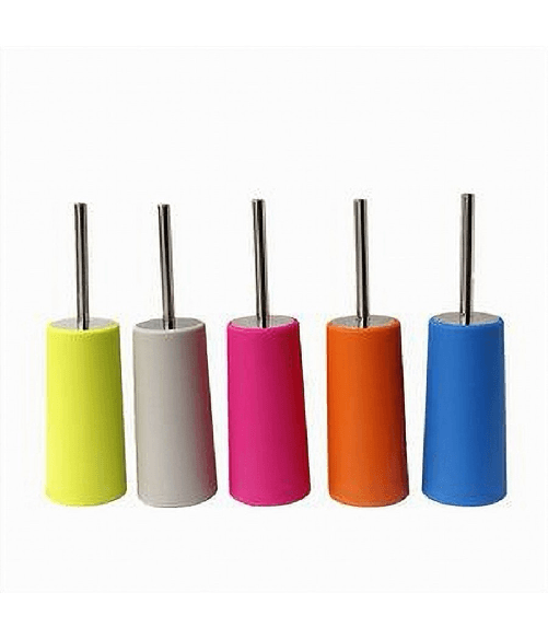 Cleafe-portascopino Colorato Da Terra Bagno Toilette Con Scopino Spazzola Per Wc 62306 -