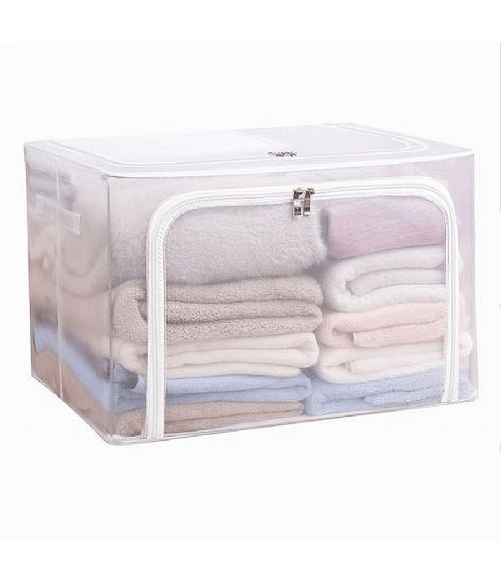 Cleafe-box Scatola Salvaspazio Portatutto Vestiti Armadio Organizer 50x40x39 Cm 59982 -