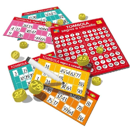 Lisciani Ludoteca tombola segna e cancella 48 cart
