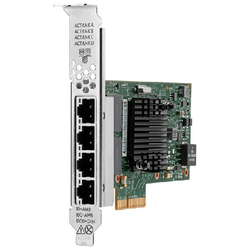 HP Enterprise Ethernet 1Gb 4-port BASE-T I350-T4 Interno 1000Mbit-s HPE Intel I350-T4 Ethernet 1Gb 4-port BASE-T Adapter for