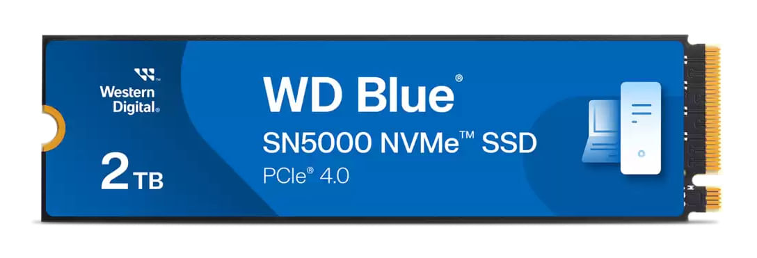 Western Digital Blu SN5000 WDS200T4B0E SSD interno da 2 TB M.2 2280 PCIe 4.0 x4 (NVMe) Western Digital Blue SN5000 2 TB M.2 PCI Express 4.0 NVMe