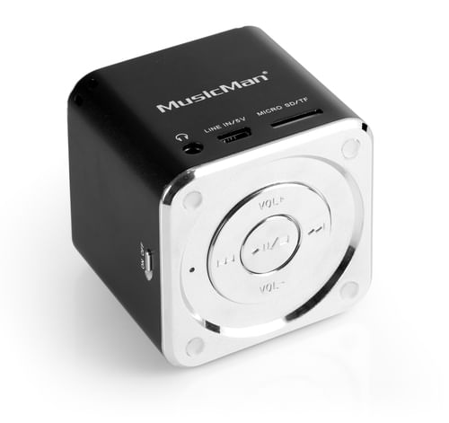 Technaxx Mini MusicMan Soundstation Schwarz - Portabler Mini-Lautsprecher / Soundstation mit eingebautem MP3-Player - Sc Technaxx Mini Musicman Nero 3