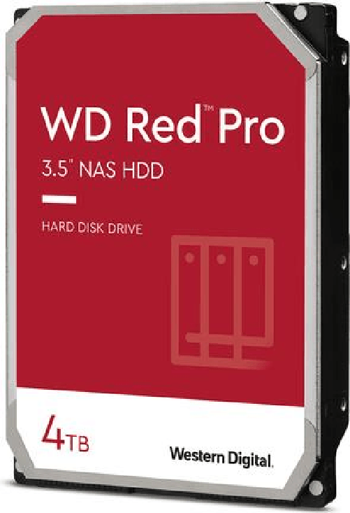 Western Digital Red Pro disco rigido interno 4 TB 7200 Giri/min 256 MB 3.5" SATA