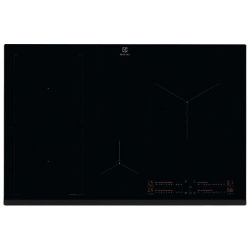 Electrolux Serie 700 EIS82453 Nero Da incasso 80 cm Piano cottura a induzione 4 Fornello(i)