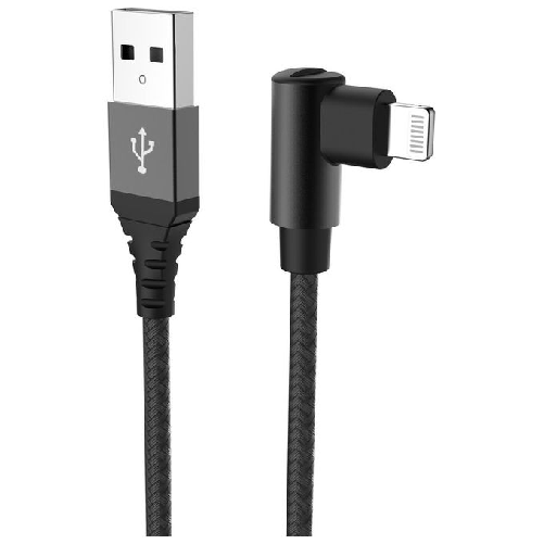 Celly Cavo Usb-A Lightning L-Shape Nero