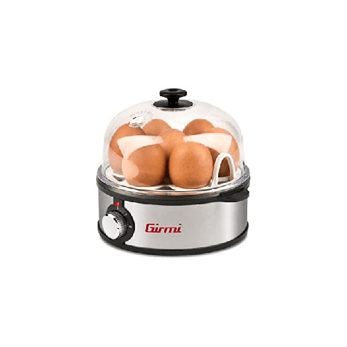 Girmi CU2500 Pentolino per uova 7 uovo/uova 360 W Nero, Acciaio inox, Trasparente Girmi CU2500 Cuociuova a Vapore 360W Accessorio Uova al Tegamino