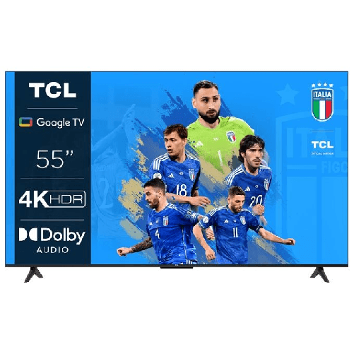 TCL P63 Series 55P635 TV 139,7 cm (55) 4K Ultra HD Smart TV Wi-Fi Nero TCL Serie P63 P635 139,7 cm (55") 4K Ultra HD Smart TV Wi-Fi Nero