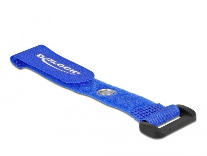 Delock Lnge ca. 150 mm Breite ca DeLOCK Fascetta per cavi a strappo con gancio e occhiello di fissaggio L 150 x L 20 mm blu 5 pezzi