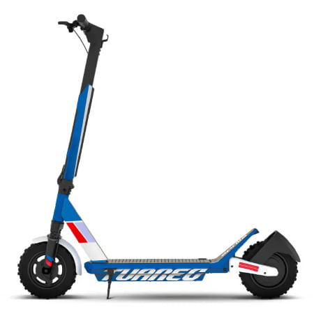 Aprilia Tuareg Monopattino Elettrico Motore 350W Doppio Freno Freno a Tamburo ed Elettronico con Aprilia Tuareg Nero, Blu 25 km/h 10,4 Ah