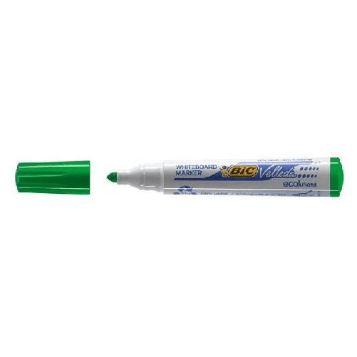 BIC Whiteboard Velleda ECOlutions 1701 evidenziatore 12 pz Verde Bic Confezione 12 Marker Velleda 1701 Eco Verde