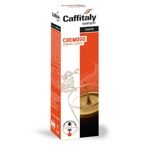 Caffitaly system e caffe box da 10 capsule *** miscela cremoso, confezione 1