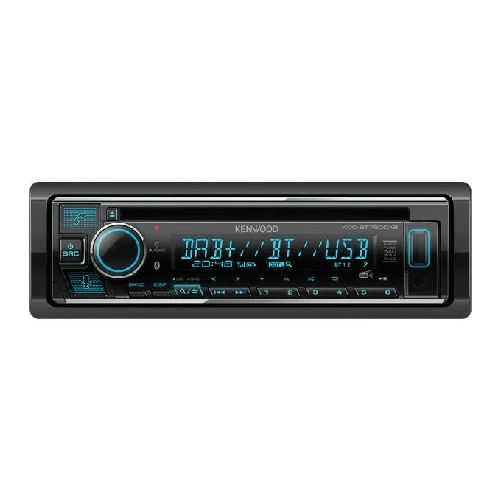 Kenwood Autoradio KDC-BT760DAB Bluetooth DAB+ con Frontalino Estraibile Kenwood KDC-BT760DAB Nero 50 W Bluetooth