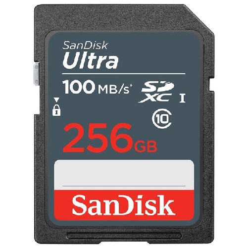 SanDisk Ultra 256 GB SDXC UHS-I Classe 10 (SANDISK ULTRA 256GB SDXC - MEMORY CARD 100MB/S) SanDisk Ultra 256 GB SDXC UHS-I Classe 10