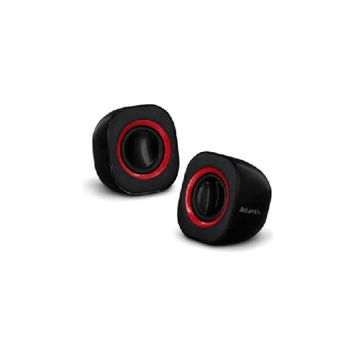 Atlantis Land SoundPower 410 1-via Nero, Rosso Cablato 5 W