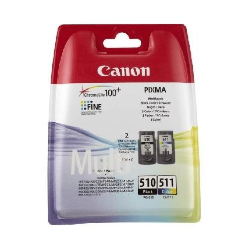 Canon PG-510 / CL-511 cartuccia d'inchiostro 2 pz Originale Nero, Ciano, Magenta, Giallo