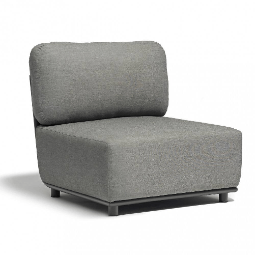 Poltrona centrale in Alluminio Textilene Poliestere cm 86x71x83 - ZED