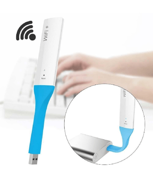 Trade Shop Traesio-amplificatore Segnale Router Usb150mbps 2.4ghz Wifi Range Extender Portatile -