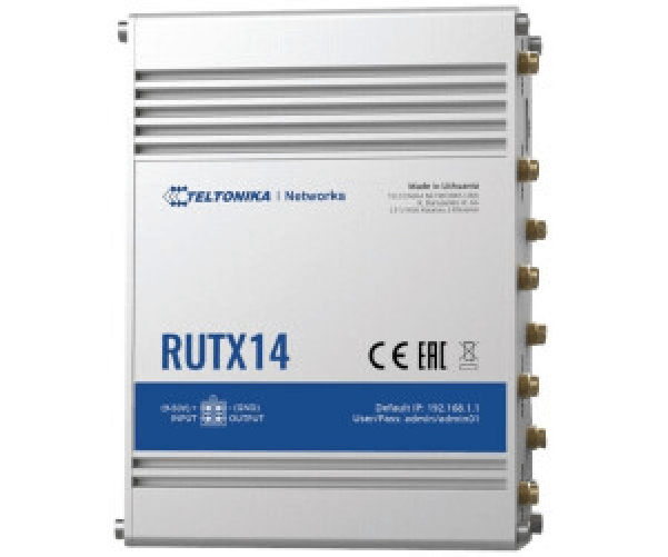 Teltonika RUTX14 dispositivo di rete cellulare Router di rete cellulare