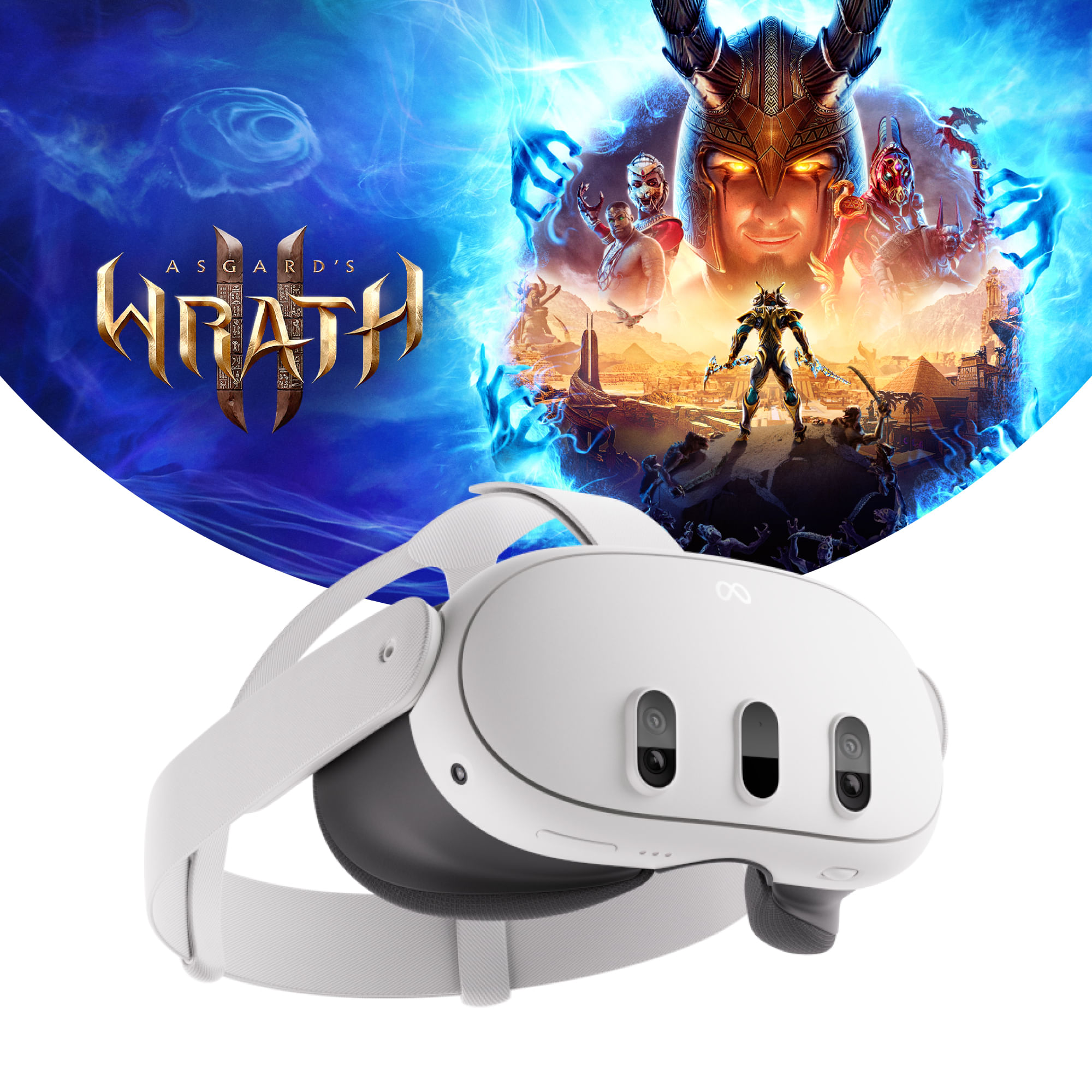 META QUEST Oculus Quest 3 Visore VR 512Gb + Asgard's Wrath 2