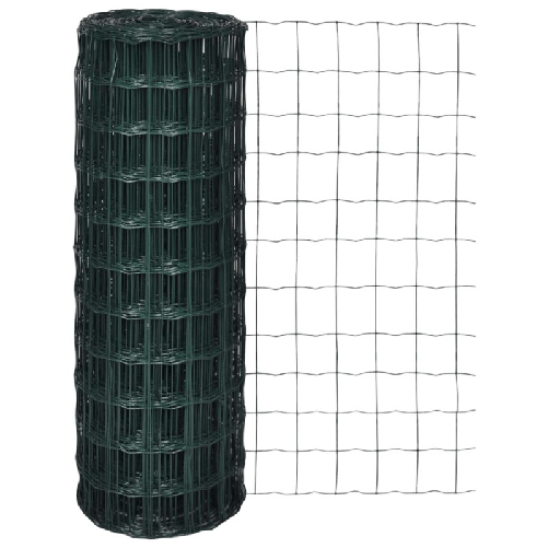 Recinzione Europea in Acciaio 10 x 1,2 m Verde