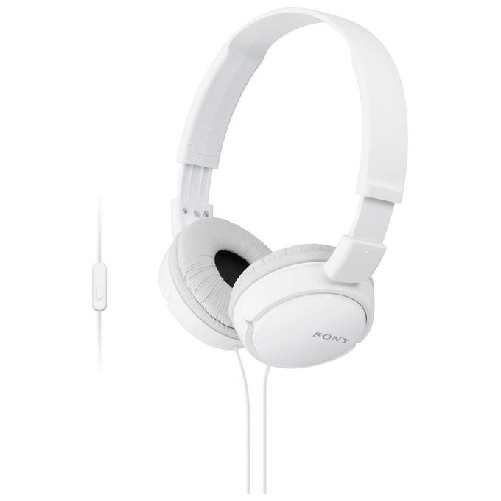 Sony MDR-ZX110AP Auricolare Cablato A Padiglione Musica e Chiamate Bianco Sony MDRZX110APW Cuffie ad archetto serie ZX