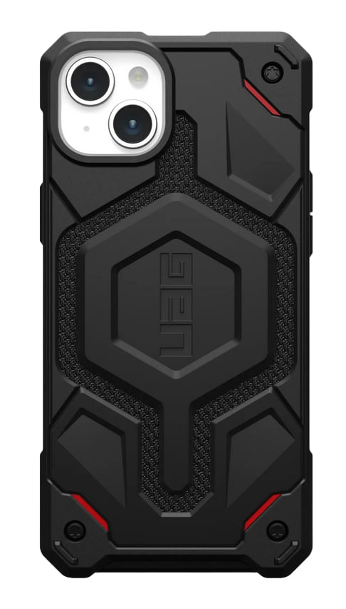 Uag Custodia UAG Urban Armor Gear Monarch MagSafe Apple iPhone 15 Plus kevlar nero Urban Armor Gear 114220113940 custodia per cellulare 17 cm (6.7") C